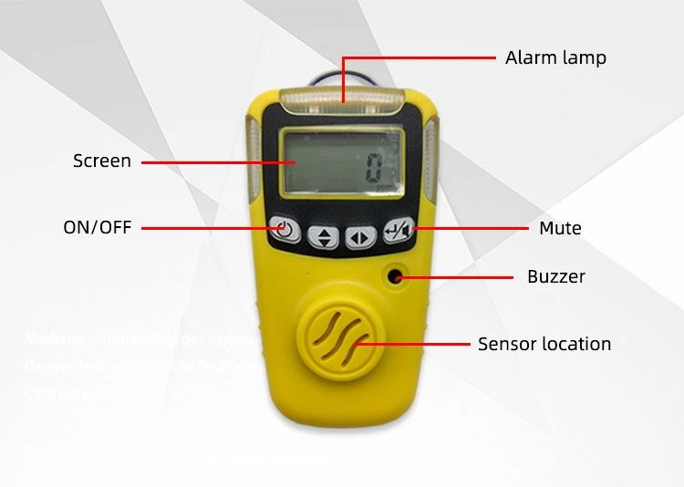 portable oxygen o2 gas analyzer