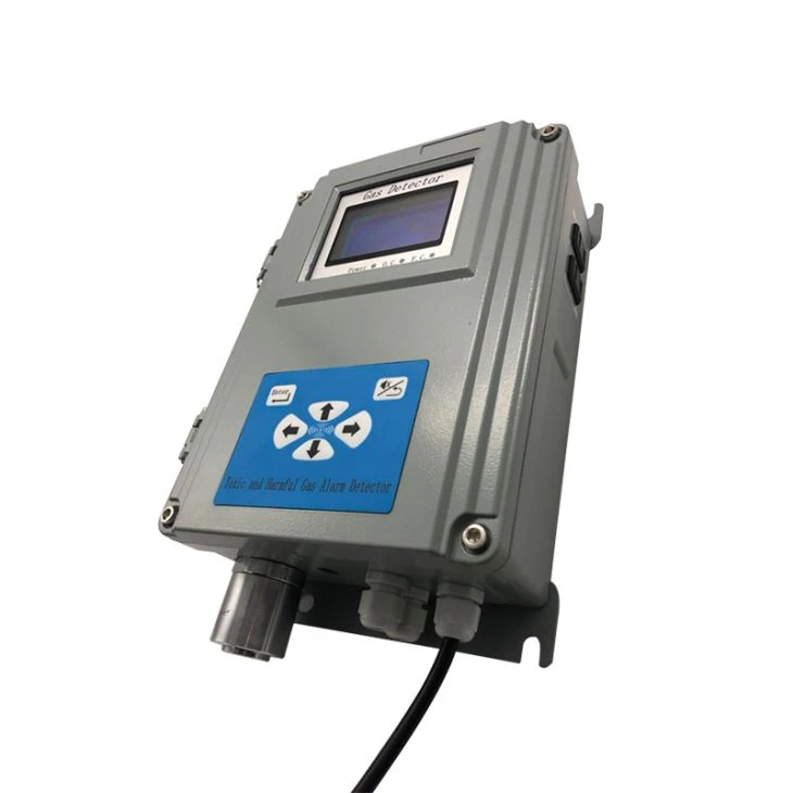 Wall-mounted AC220V oxygen gas leak alarm detector O2 Analyzer