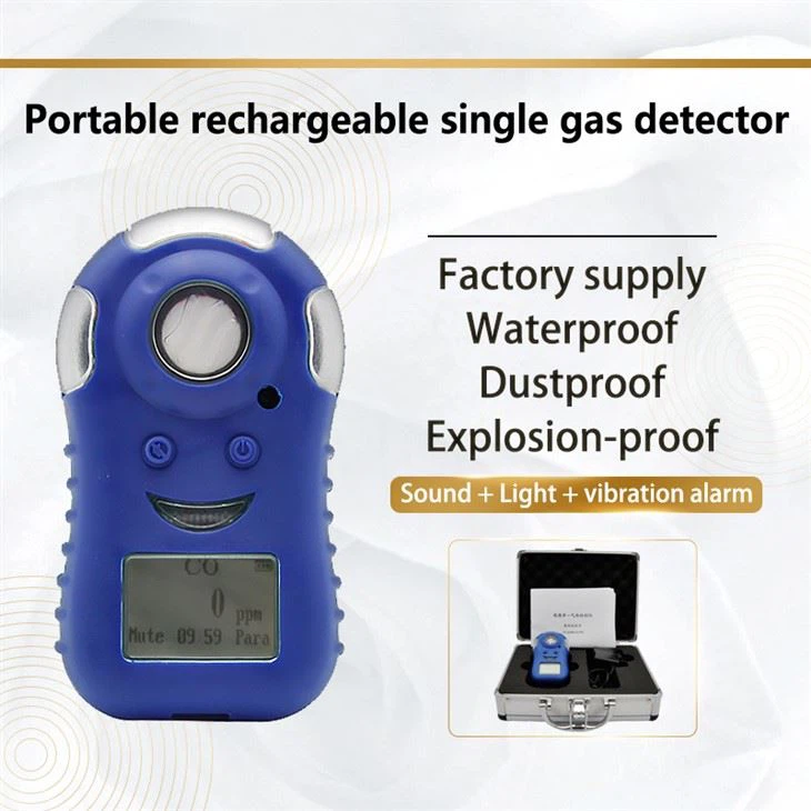 Portable Charging LCD Display H2S Gas Detector