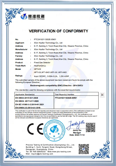 CE-fixed-gas-detector